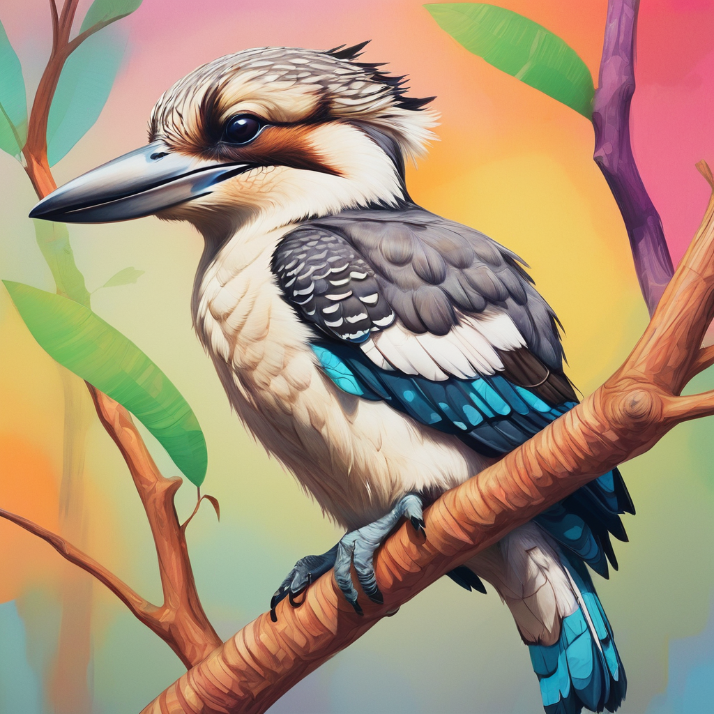 Colorful Cookabarra
