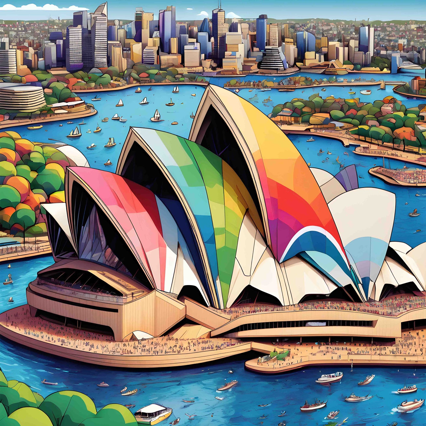 Colorful Sydney, NSW
